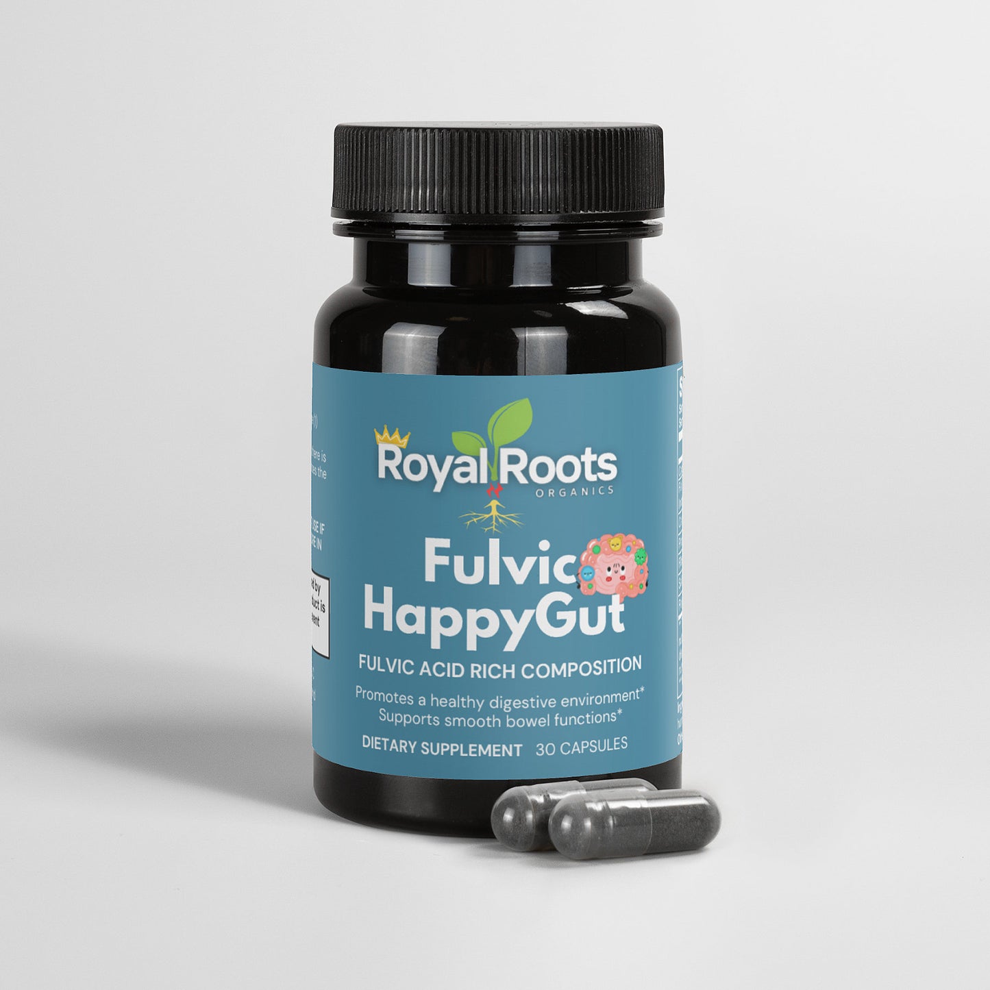 HappyGut (Natural Gut Wellness Capsules with Fulvic Acid supporting digestive health)