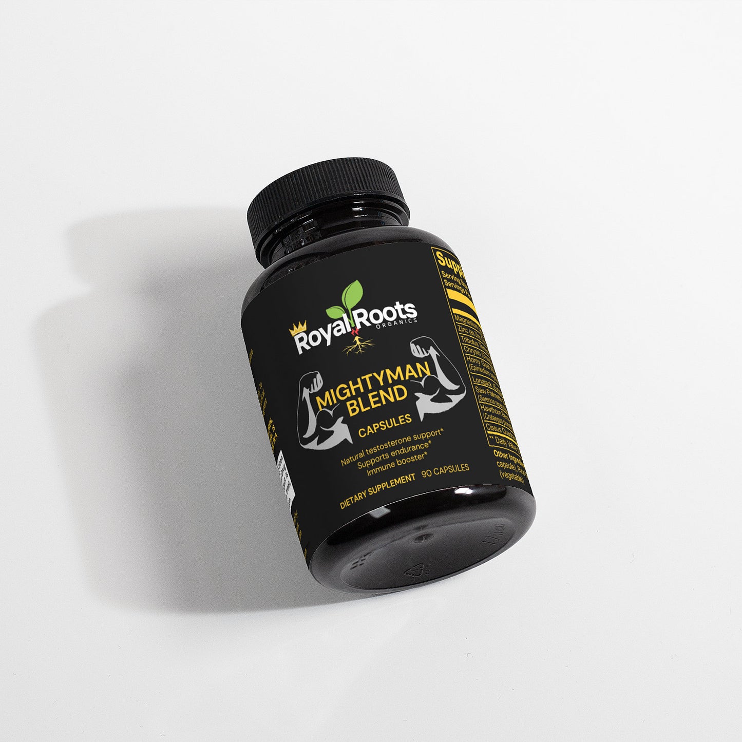 MightyMan Testosterone Boosting Blend (100% Natural) Helps Increase strength, libido, and immune response