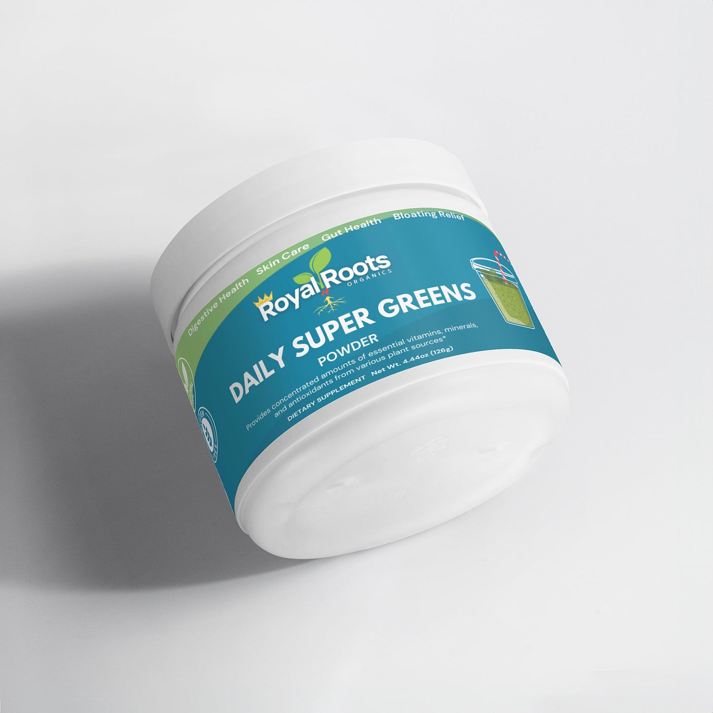 Daily Greens Superfood Digestive Health, Bloating Relief, Gut Health, Skin Care with Spirullina (100% Natural)