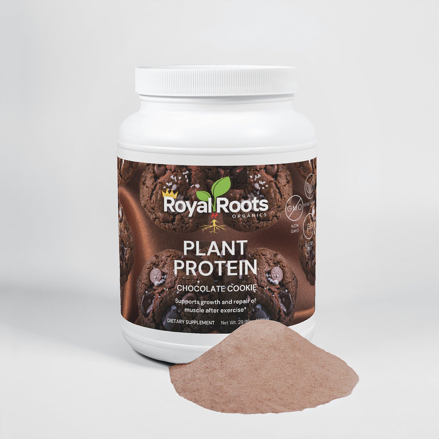 Chocolate Cookie Plant Protein – Delicious Vegan Blend for Lean Muscle, Energy & Recovery (SOY FREE, DAIRY FREE, GUILT FREE)