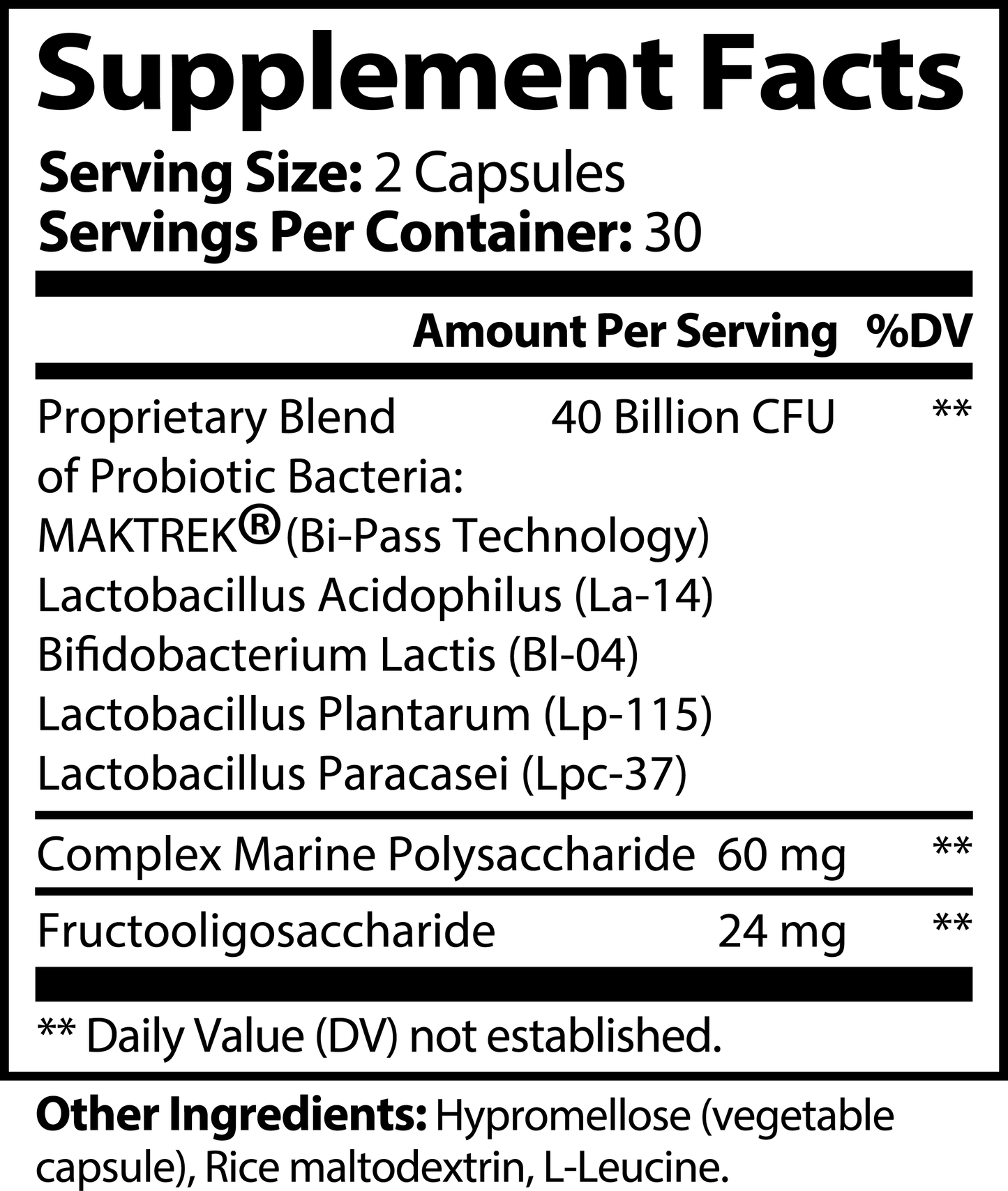 Healthy Kingdom in Gut: Probiotic 40 Billion with Prebiotics