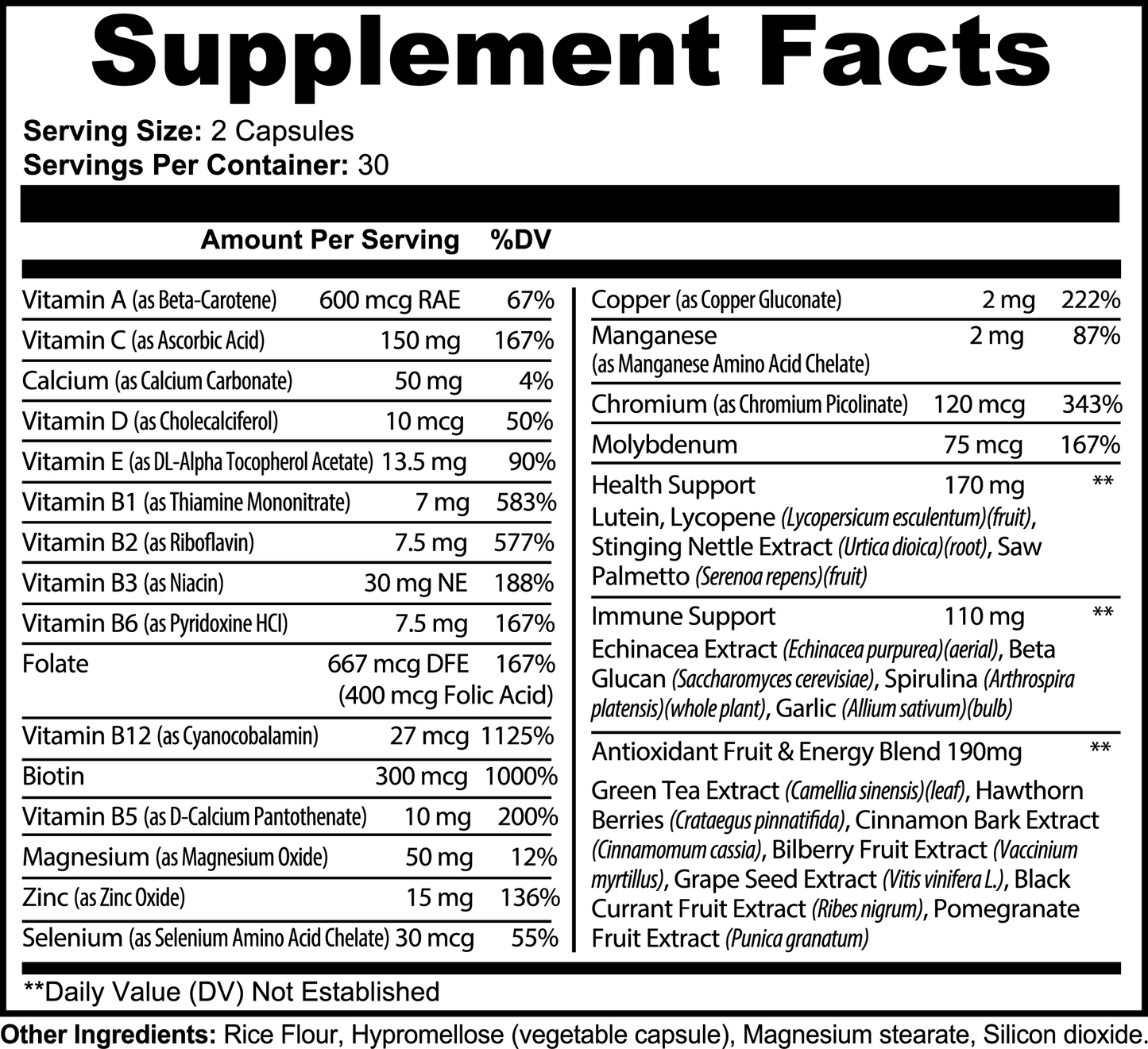 All in 1: Complete Daily Multivitamin
