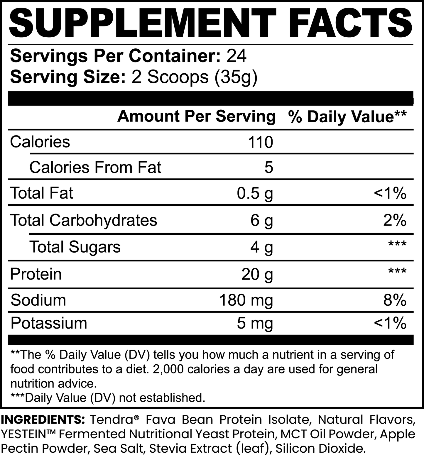 Vanilla Plant Protein (Cake Icing)