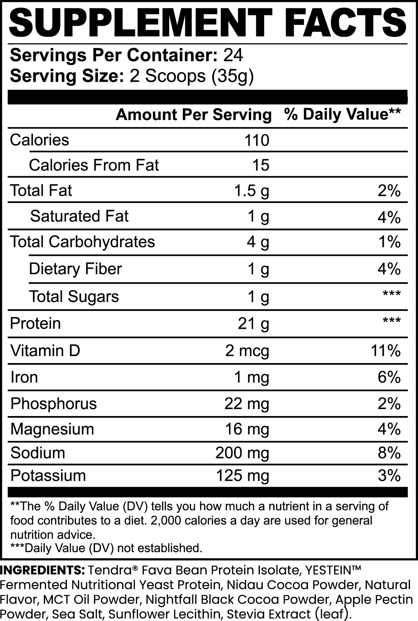 Chocolate Cookie Plant Protein – Delicious Vegan Blend for Lean Muscle, Energy & Recovery (SOY FREE, DAIRY FREE, GUILT FREE)