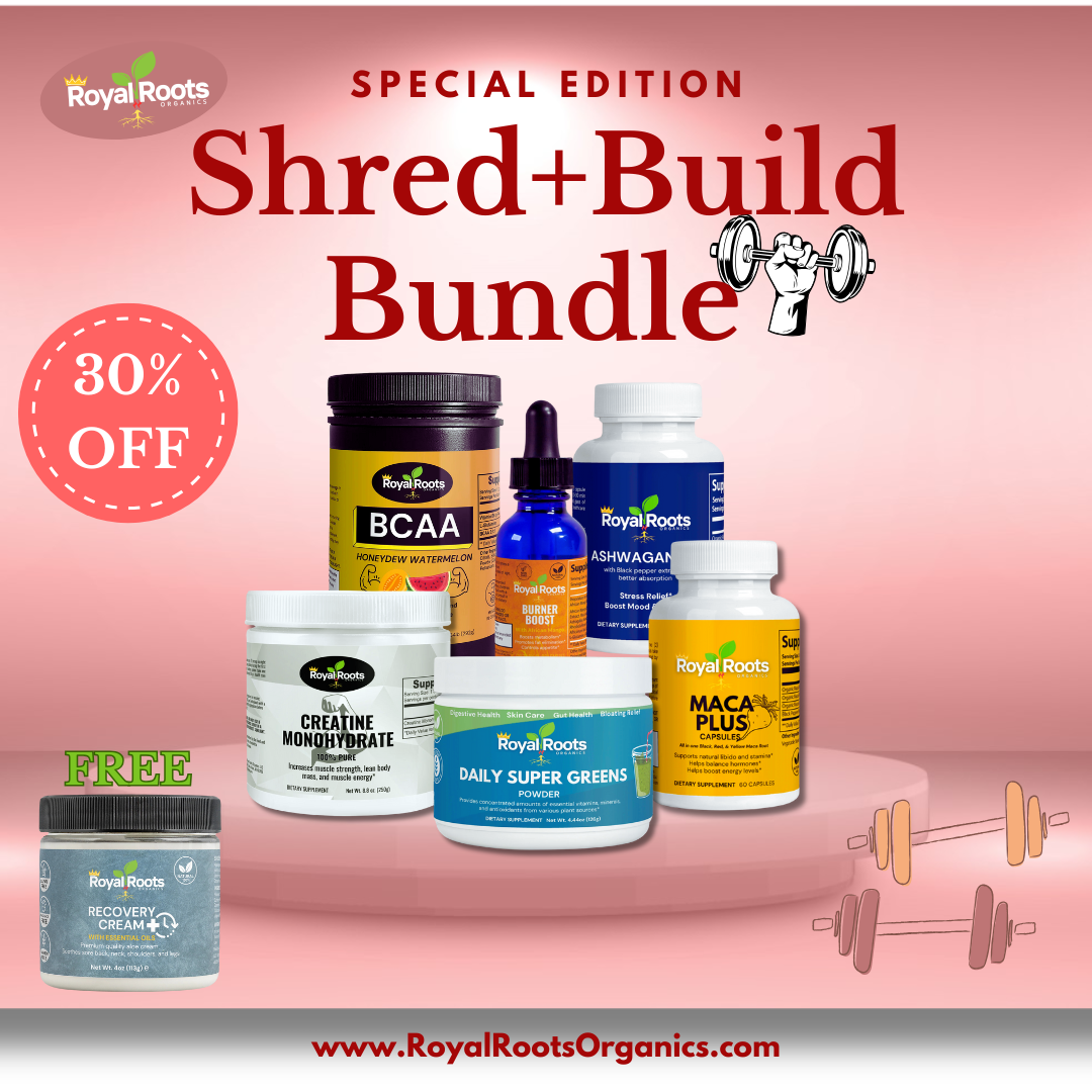 Ultimate Shred & Strength Bundle – Fat Burner, Muscle Builder & Free Recovery Cream Stack