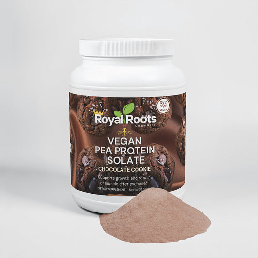 100% Plant Based Protein Powder, Pea Protein Isolate for Muscle Support and Recovery with Amino Acids - Rich Chocolate Cookie, 30 Servings