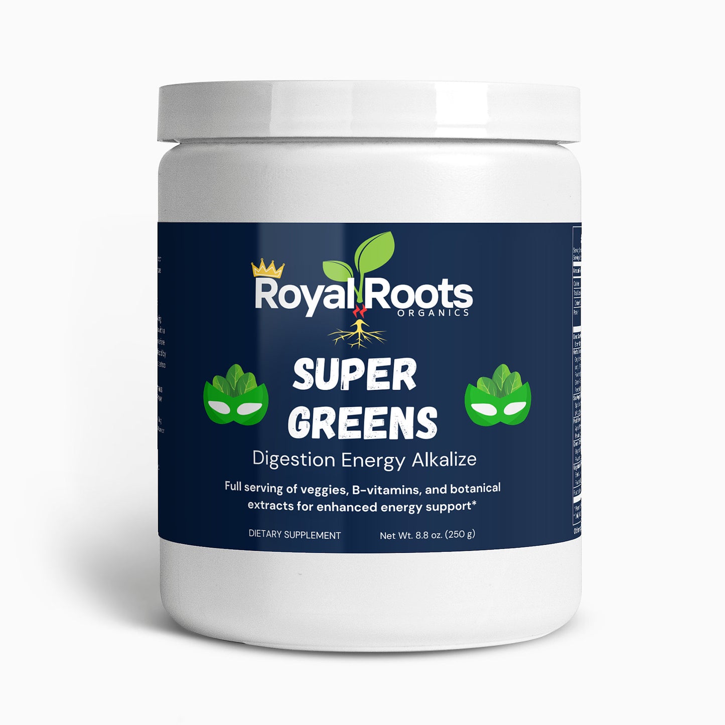ULTRA SUPER GREENS (full serving of veggies, superfoods, B-Vitamins, and botanical extracts designed to fuel the body)
