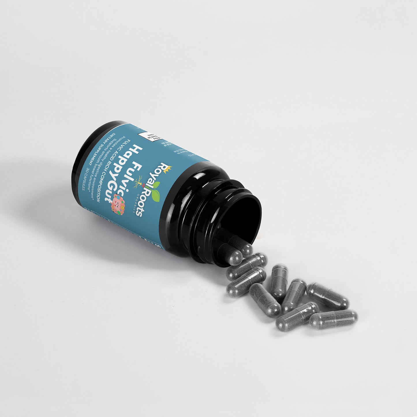 HappyGut (Natural Gut Wellness Capsules with Fulvic Acid supporting digestive health)