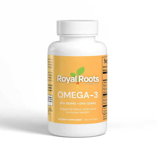 Omega-3 EPA 180mg + DHA 120mg (Support Heart, Brain, and Joint Health Naturally)