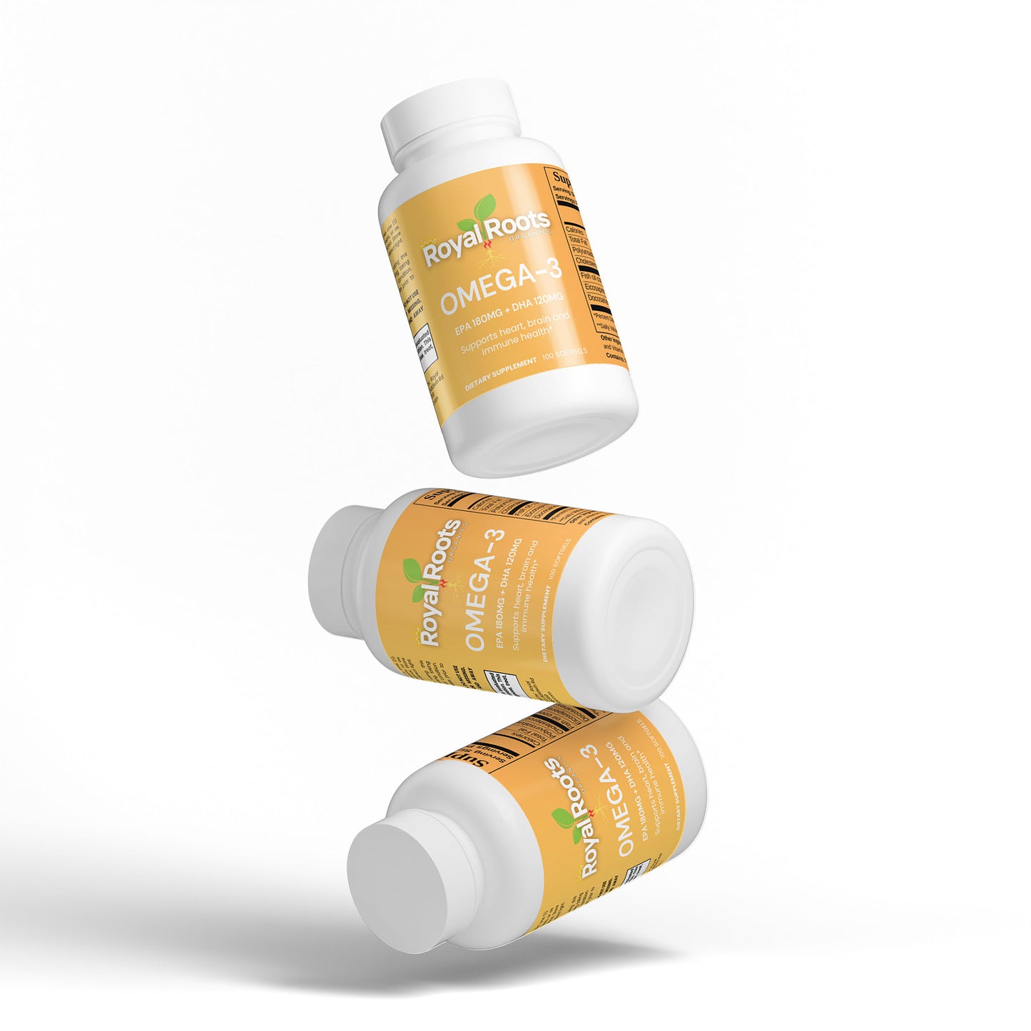 Omega-3 EPA 180mg + DHA 120mg (Support Heart, Brain, and Joint Health Naturally)