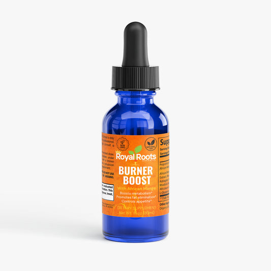 Burner Boost - Fat Burner Drops with African Mango 1 oz (Promotes the body's utilization of fat for energy, leading to a reduction in weight. Free from steroids and stimulants)