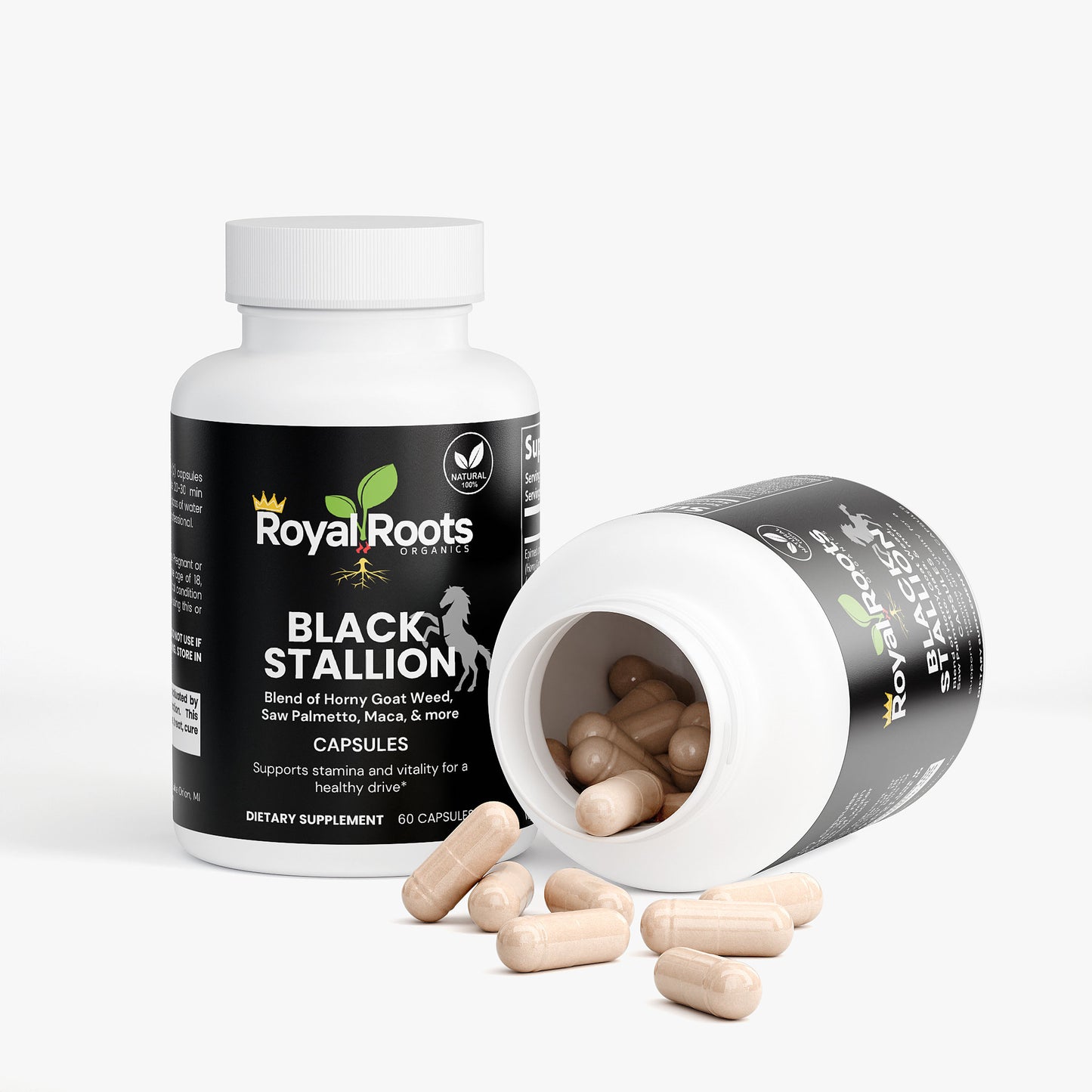 Black Stallion (100% Natural Herbal Blend for Stamina and Vitality)