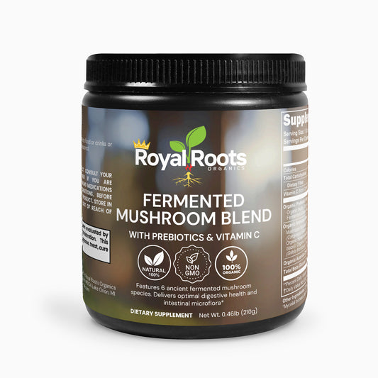 Premium Fermented Mushroom Blend - (100% Organic) Cordyceps, Reishi, Shiitake, Maitake, and Turkey Tails. Naturally occurring vitamins and minerals