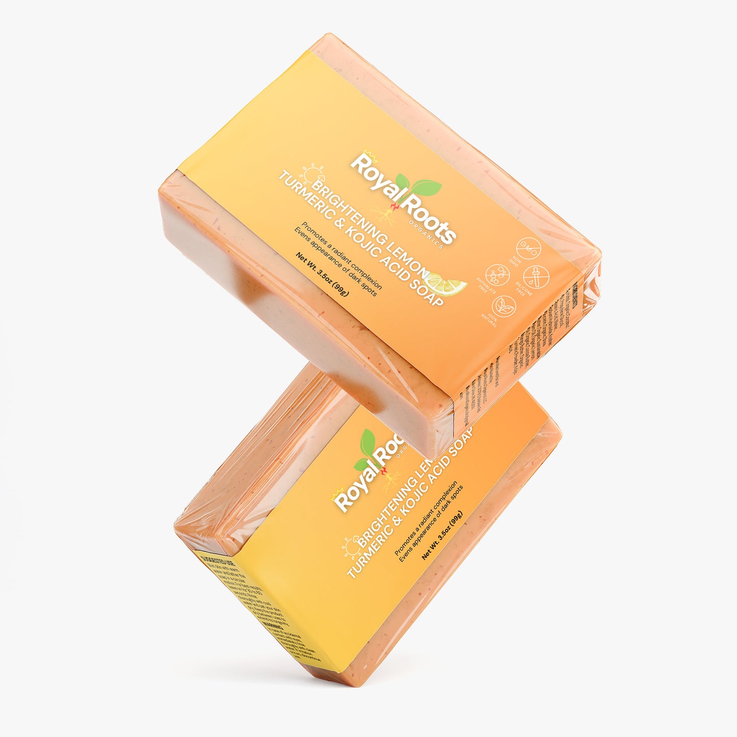 Turmeric & Kojic Acid Brightening Soap, Dark Spot Remover and Glowing Skin Soap