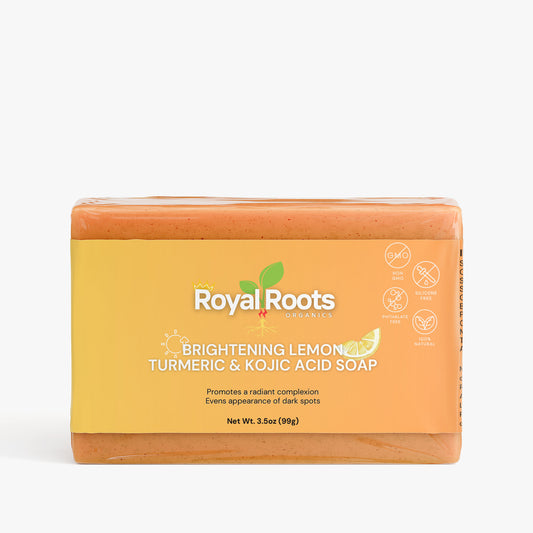 Turmeric & Kojic Acid Brightening Soap, Dark Spot Remover and Glowing Skin Soap
