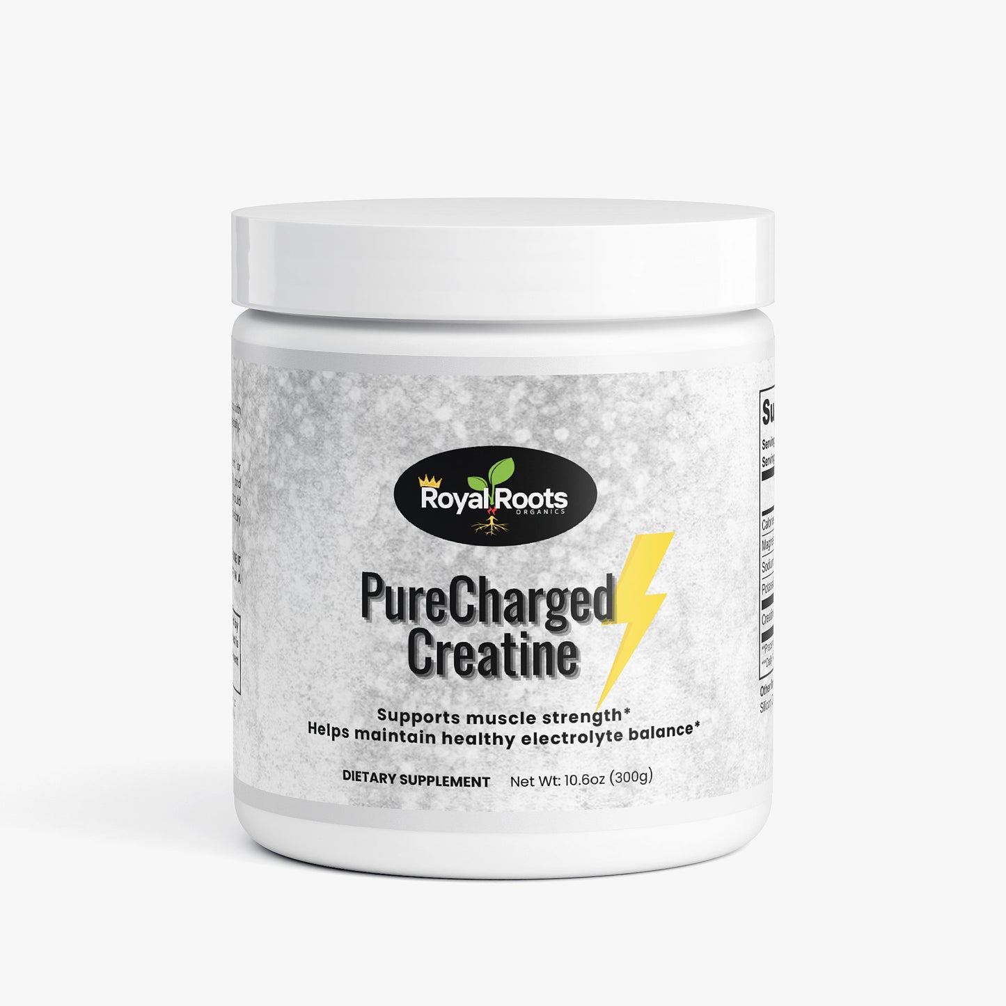 PureCharged Creatine™ – Creatine monohydrate combined with essential electrolytes to support strength, hydration, and high-intensity performance.